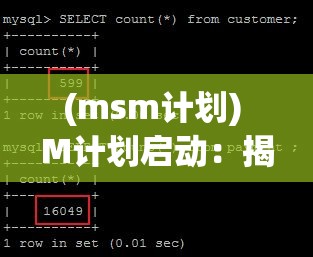 (msm计划) M计划启动：揭秘M代号下的秘密项目，全面解析其潜在影响力与创新意义